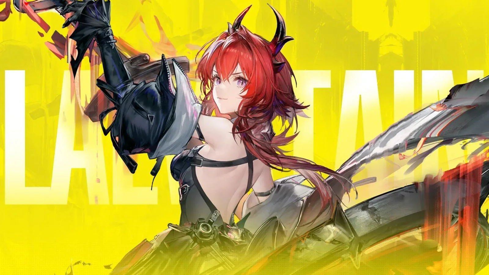 Arknights: Endfield operator against yellow launch artwork