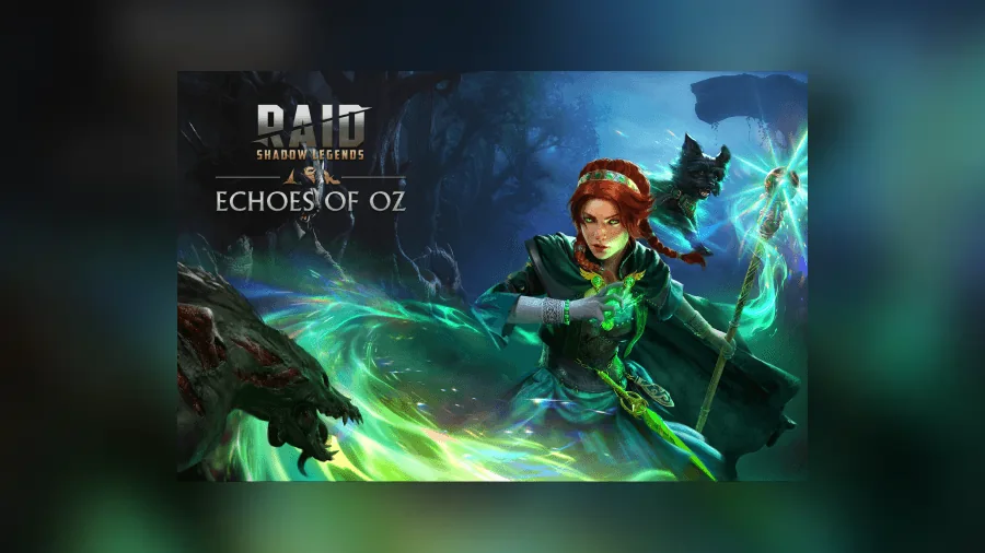 RAID Echoes of Oz artwork with Ozilda the Wicked